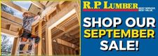 RP Lumber - September 2026 Circular