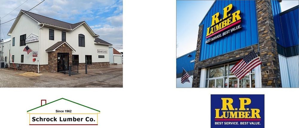 Schrock Lumber and R.P. Lumber Photo and Logo