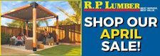 R.P. Lumber April 2026 Circular