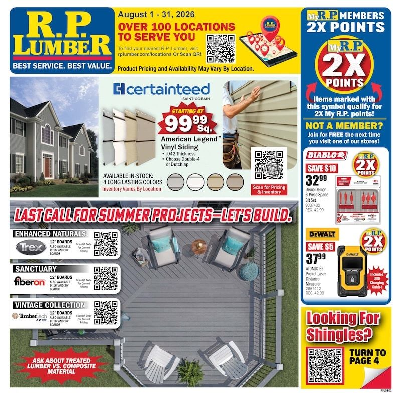 RP Lumber - August 2026 - Circular