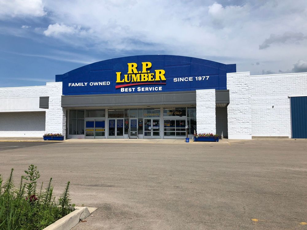 R.P. Lumber storefront in Ottawa, IL