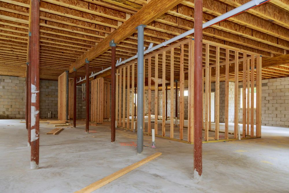 RP Lumber basement construction