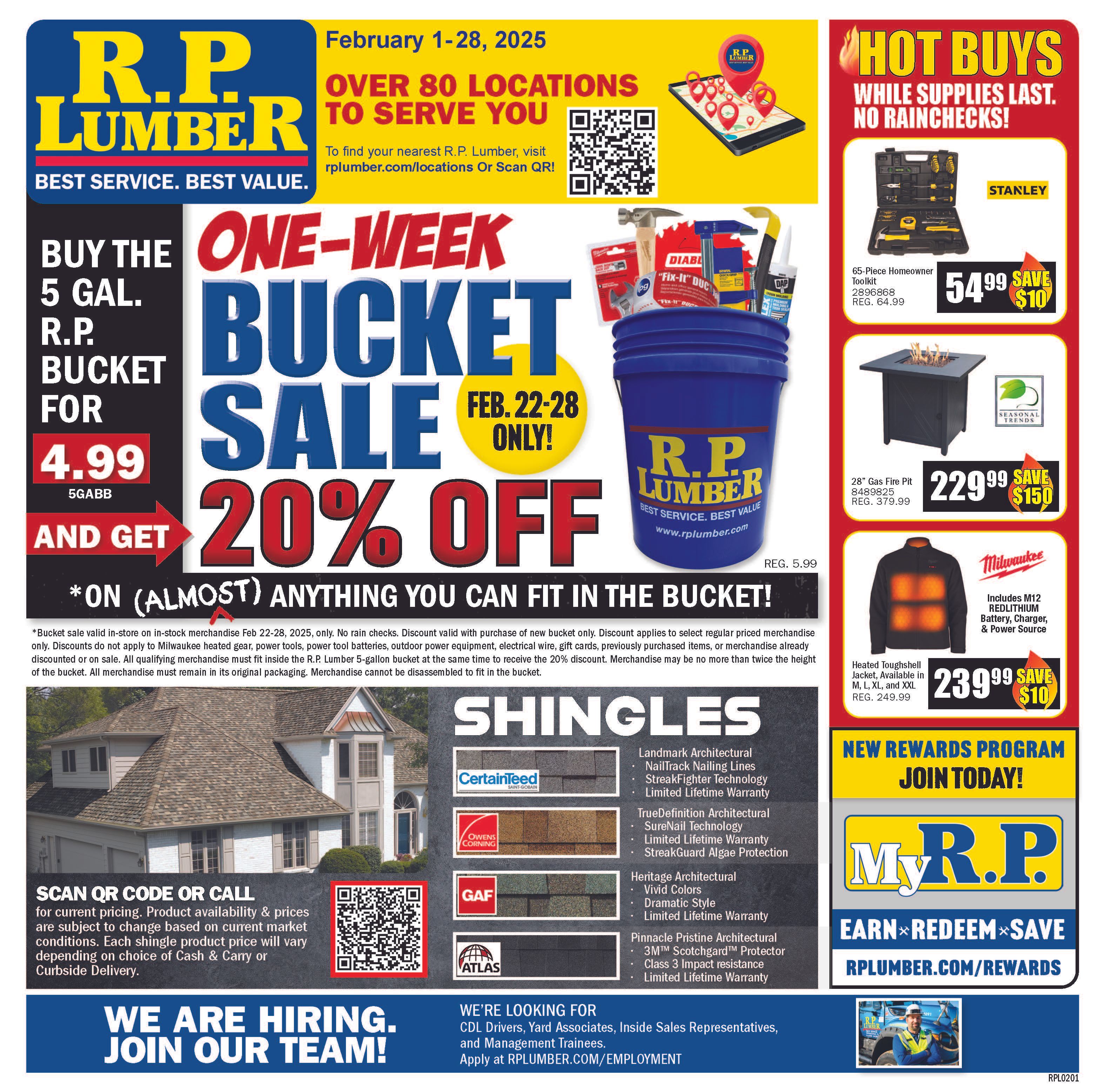 R.P. Lumber February 2025 Circular