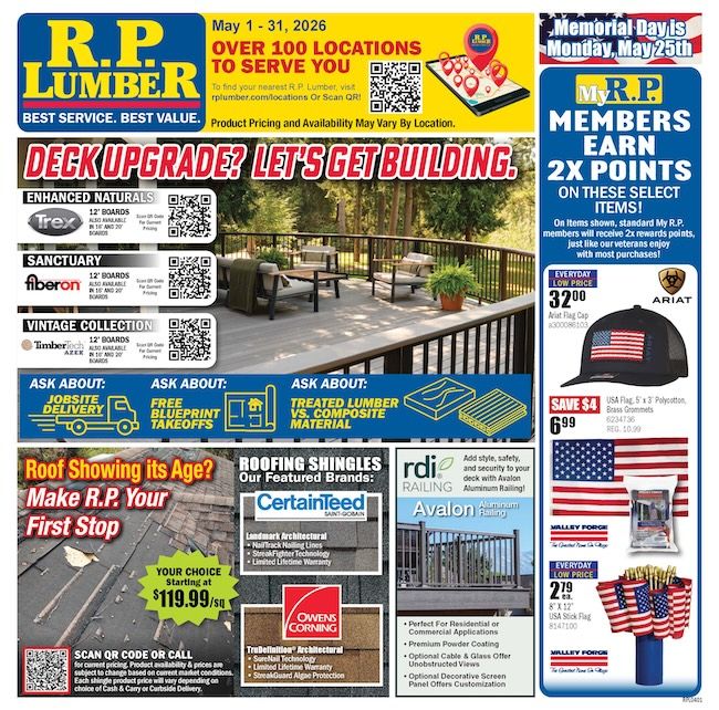 R.P. Lumber - May 2026 - Circular