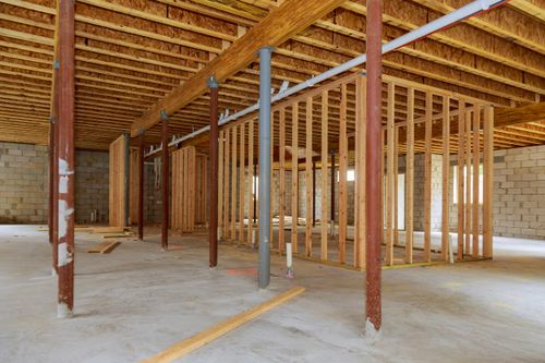 RP Lumber basement construction