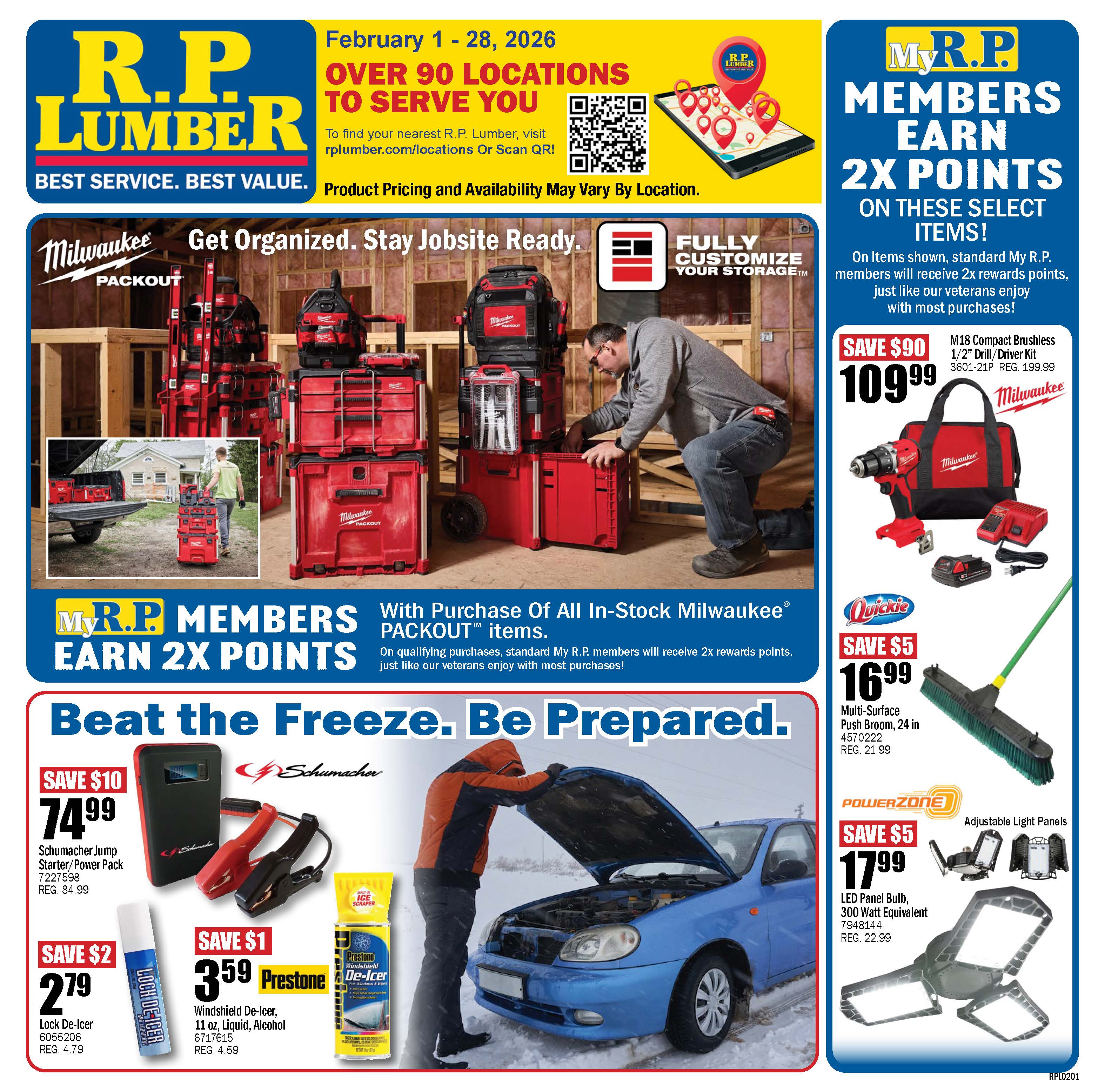 RP Lumber February 2026 Circular